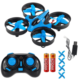 Квадрокоптер JJRC H36 Blue - мини дрон, до 8 минут